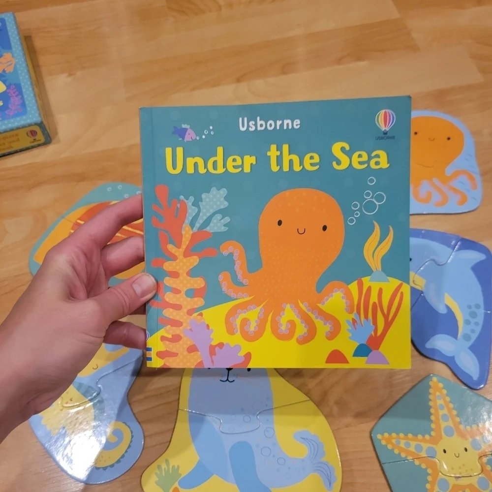 Usborne First Jigsaws Under The Sea 8 Jigsaws And Book Box Set